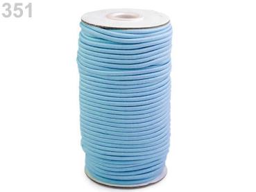 Gummikordel rund Ø3 mm MAGGIE - Eisblau